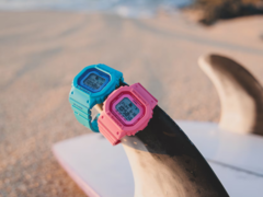 A Casio GLX-S5610-2 és GLX-S5610-4 szörfös órák (a képen) úton vannak Európába. (Kép forrása: Casio)