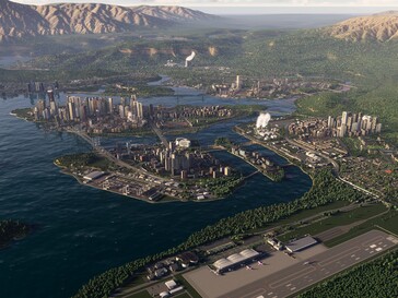 Cities Skylines 2 felülnézet (Kép forrása: Steam)