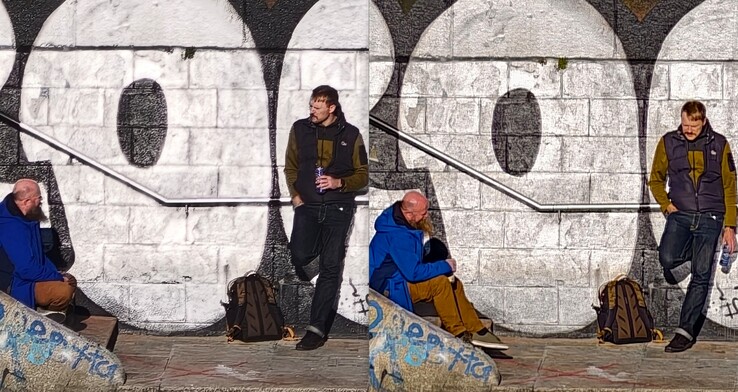 Oppo a bal oldalon, Vivo a jobb oldalon.