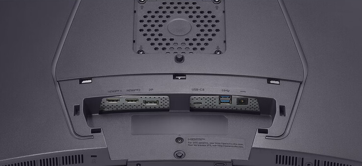 Az UltraGear OLED 45GX950A rengeteg porttal rendelkezik, köztük egy 90 W-os USB Type-C porttal. (Kép forrása: LG)