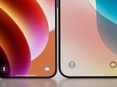 A "Find X8s" (balra) renderelése. (Kép forrása: Zhou Yibao a Weibo-n keresztül)