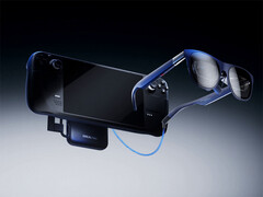 A Neo alapvetően egy mágneses power bank, amely az AR-szemüvegek számára kijelző-átbocsátó funkcióval rendelkezik. A képen: a kiegészítő promóciós képe. (Kép forrása: Xreal - szerk.)