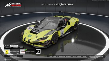 A képen: Egy játékmenetből készült képernyőkép az Assetto Corsa Competizione című játékból.