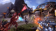 Borderlands 2 screenshot a Zero ellen harcoló szörnyekről