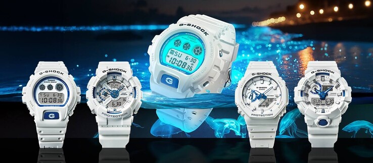 Balról jobbra: DW-6900HDS-7, GA-110HDS-7A, GA-2100HDS-7A és GA-700HDS-7A. (Kép forrása: Casio)