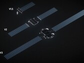 A SpaceX Starlink műholdak különböző verzióinak méretének összehasonlítása (Kép forrása: SpaceX)