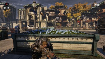 A képen: Játékmenet-képernyőkép a Gears 5-ből.