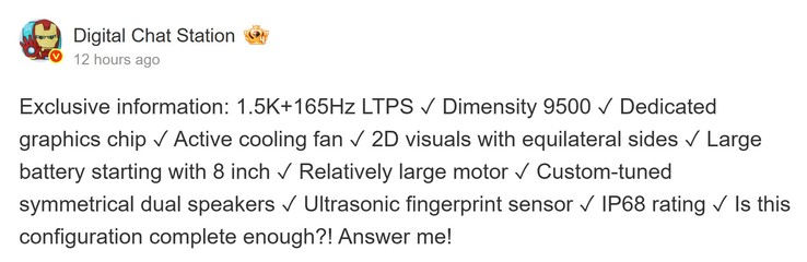 A Digital Chat Station jelentése a Redmi K90 Ultra-ról (gépi fordításban)