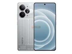 A Realme 15 Pro állítólag feltűnő ezüst hátlapot kap az egyik színválasztékként. (Kép forrása: 91mobiles)