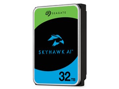 A 32 TB-os Seagate SkyHawk AI merevlemez a Mozaic 3+ technológiát használja a felügyeleti videók nagy sűrűségű tárolásához. (Kép forrása: Seagate)