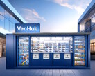 A Venhub kisbolt a nap 24 órájában, 24 órában működik, és mesterséges intelligenciával működő robotok segítségével 31 százalékkal csökkenti az üzleti és működési költségeket. (Kép forrása: Venhub)