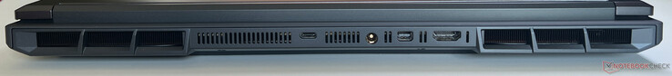 Vissza: USB-C 4.0 Thunderbolt 4 (40 GBit/s, DisplayPort 2.1, 140 wattos Power Delivery), tápegység, Mini DisplayPort 2.1, HDMI 2.1