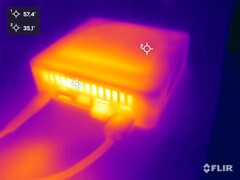 Intel NUC 13 Pro Kit vs. stress test (back)