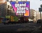 A GTA 6 bannerje, amely a forgalmat mutatja Vice Cityben