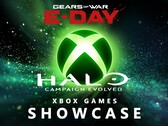 Xbox Games Showcase 2026 banner a Halo: Campaign Evolveddel és a Gears of War: E-Daynel