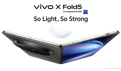 A Vivo X Fold5 összehajtható okostelefon már megvásárolható Indiában (Kép forrása: Vivo)