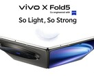A Vivo X Fold5 összehajtható okostelefon már megvásárolható Indiában (Kép forrása: Vivo)