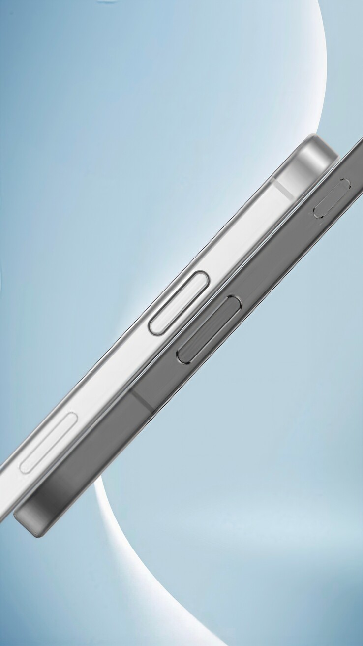 A "Honor Magic8" (balra) egy "iPhone 17" mellett. (Forrás: Factory Manager is Guan via Weibo)