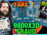 CPU SCAM AMD Ryzen 9800X3D hamisítványok csalás