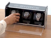 A Casio bemutatja a G-Shock órák vitrinjét és óratartó állványait az óragyűjtők számára. (Kép forrása: Casio)