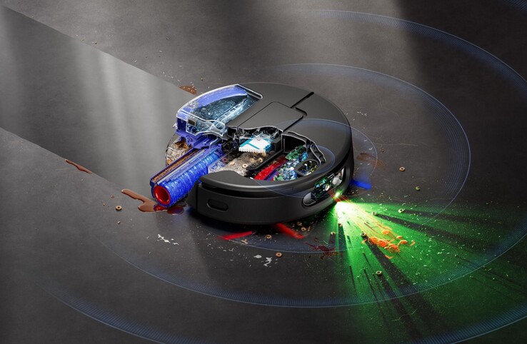 A Dyson Spot+Scrub AI robotporszívó. (Kép forrása: Dyson)