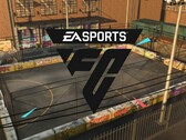 Az EA Sports FC logója a Volta pályán (Kép forrása: EA szerkesztéssel)