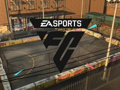 Az EA Sports FC logója a Volta pályán (Kép forrása: EA szerkesztéssel)