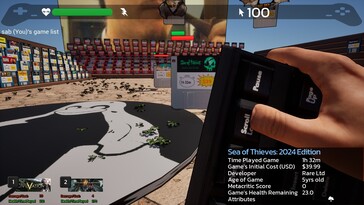 A képen: A Game Quest játékmenetéről készült screenshot: The Backlog Battler.