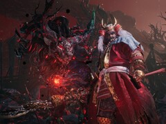 Egy szörny és egy szamuráj a Nioh 3-ban. 