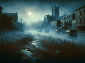 A Liminal Point egy túlélő horrorjáték, amely izometrikus kameraperspektívára épül. (Kép forrása: DallE 3)