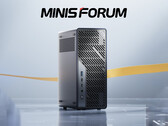 A Minisforum MS-02 Ultra elölről. (Kép forrása: Minisforum - szerkesztve)
