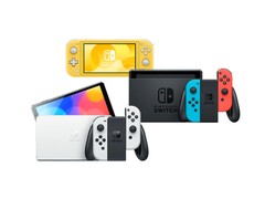 A Nintendo Switch termékcsalád az eredeti Switch, a Switch OLED és a Switch Lite termékcsaládot foglalja magában. (Kép forrása: Nintendo)