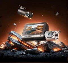 A 70mai 4K T800 műszerfali kamera kettős 4k rögzítéssel rendelkezik mind az elülső, mind a hátsó nézethez (Kép forrása: 70mai)