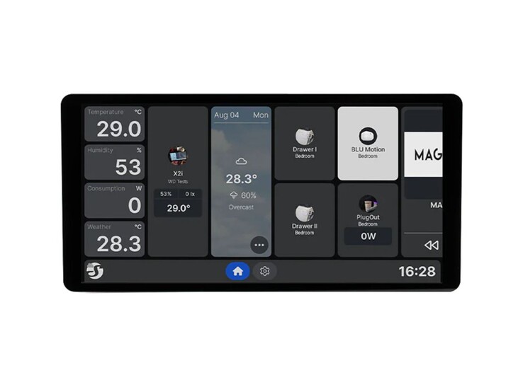 A Shelly Wall Display X2i. (Kép forrása: Shelly)