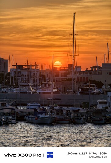 Vivo X300 Pro telekonverterrel alapértelmezett beállítással.