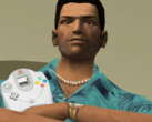 A Grand Theft Auto: Vice City nem hivatalosan már a Sega Dreamcaston is elérhető. (Kép forrása: Grand Theft Auto: Vice City és Sega, szerkesztés)