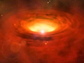 A WOH G64 csillag művészi ábrázolása (Kép forrása: ESO)
