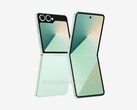 Nem hivatalos render a közelgő Galaxy Z Flip7. (Kép forrása: OnLeaks és SammyGuru)