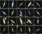 A James Webb Űrteleszkóp színes kompozit képei koronggalaxisokat mutatnak (Kép forrása: JWST)