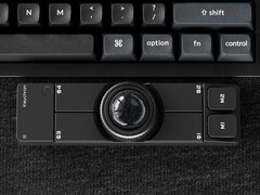 Keychron Nape Pro vezeték nélküli trackball egér, fekete színben