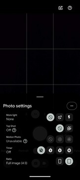 Fotó beállítások