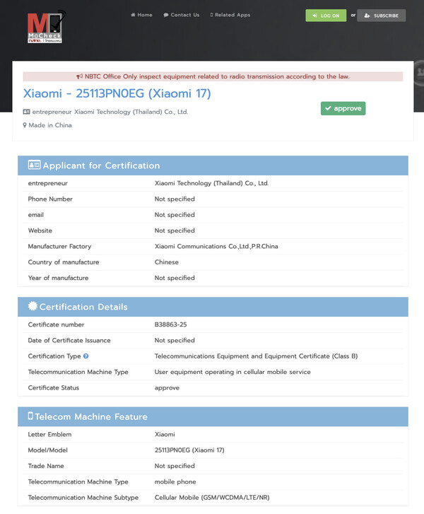 (Kép forrása: NBTC)