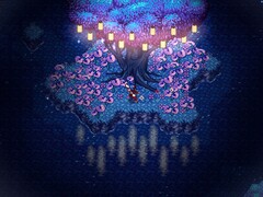 Egy kép, amely egy CrossCode környezetet mutat.