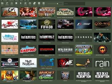 RPCS3 régi Steam-téma játékikonok.