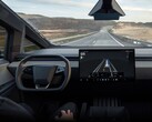 Tesla teljes önvezetés akcióban egy Cybertruckban (Kép forrása: Tesla)