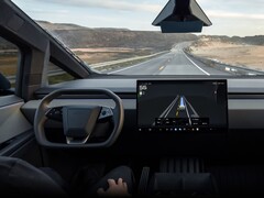Tesla teljes önvezetés akcióban egy Cybertruckban (Kép forrása: Tesla)