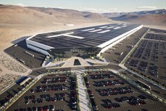 A Tesla gigagyára Nevadában, az Egyesült Államokban. (Kép forrása: Tesla)
