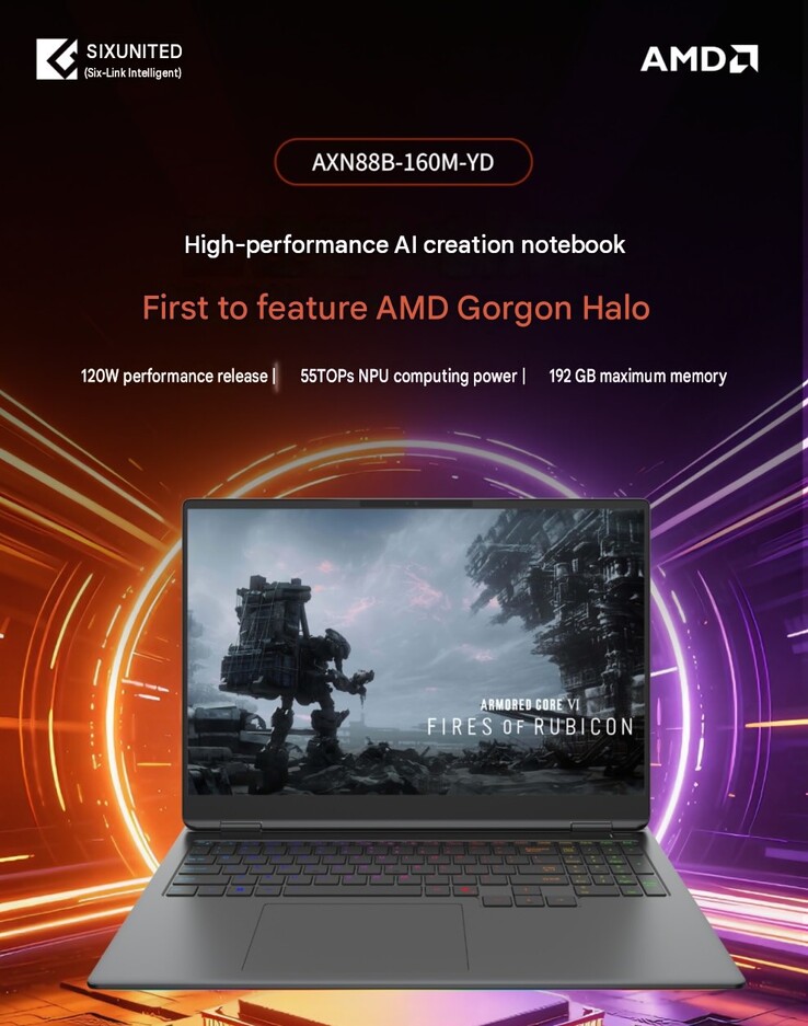 Az AMD Gorgon Helio processzorral felszerelt laptopok akár 192 GB RAM-mal is kaphatók lesznek.