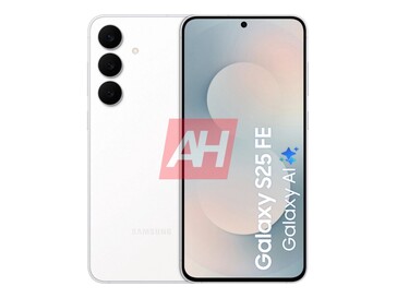 Galaxy S25 FE White változat elölről és hátulról. (Kép forrása: Android Headlines)