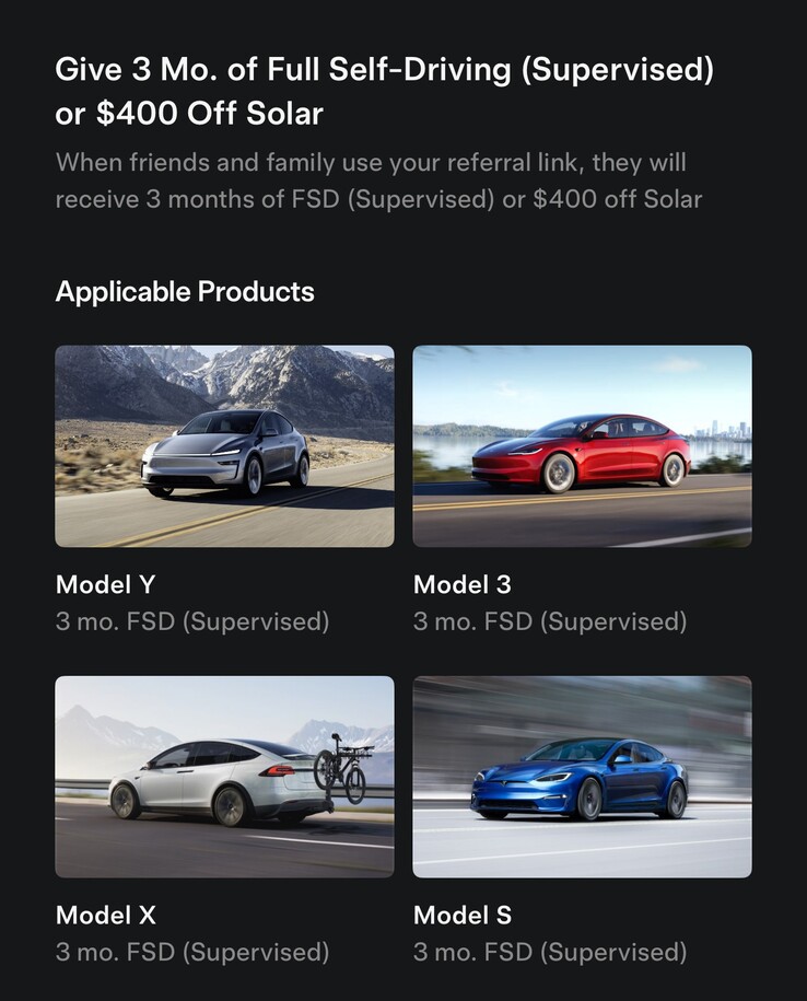 A Tesla kódok a megrendelés után alkalmazhatók a referral freebies-re.